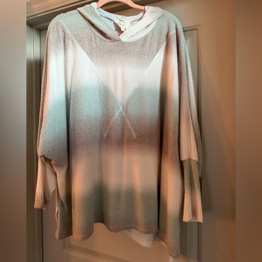 Ombré Hooded Sweater